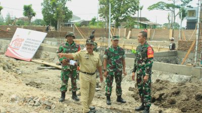 Dandim 0723/Klaten Tinjau Progres Pembangunan Koperasi Merah Putih Di Enam Desa Di Kabupaten Klaten