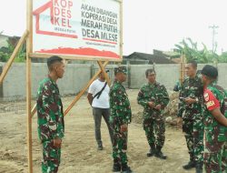 Dandim 0723/Klaten Tinjau Progres Pembangunan KDKMP Di Wilayah Kabupaten Klaten