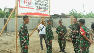 Dandim 0723/Klaten Tinjau Progres Pembangunan KDKMP Di Wilayah Kabupaten Klaten