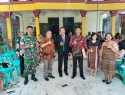 Babinsa Koramil 20/Cawas Bersama Bhabinkamtibmas Amankan Ibadah Di GKRI Petra Tirtomarto Klaten