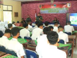 Kodim 0723/Klaten Sosialisasikan Penerimaan Bintara Dan Tamtama PK TNI AD TA 2026 Di SMA Negeri 1 Karangnongko