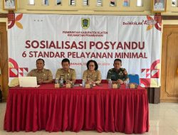 Bati Tuud Koramil Prambanan Hadiri Sosialisasi Posyandu 6 SPM Di Kecamatan Prambanan Klaten