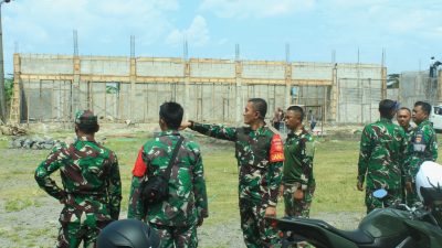 Dandim Klaten Tinjau Langsung Pembangunan Koperasi Desa/Kelurahan Merah Putih