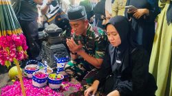 Turut Berbelasungkawa, Komandan Kodim 0723/Klaten Hadiri Pemakaman Wakil Bupati Klaten