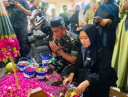 Turut Berbelasungkawa, Komandan Kodim 0723/Klaten Hadiri Pemakaman Wakil Bupati Klaten