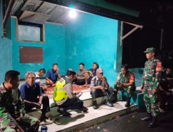 Sinergitas TNI-Polri Dan Komduk, Koramil 09/Prambanan Gelar Patroli Humanis Di Kemudo Klaten
