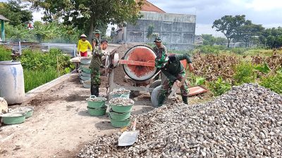 Di Bulan Ramadhan, Betonisasi TMMD Sengkuyung Tahap I TA 2026 Kodim 0723/Klaten Terus Dikerjakan Di Bulan Ramadhan, Betonisasi TMMD Sengkuyung Tahap I TA 2026 Kodim 0723/Klaten Terus Dikerjakan