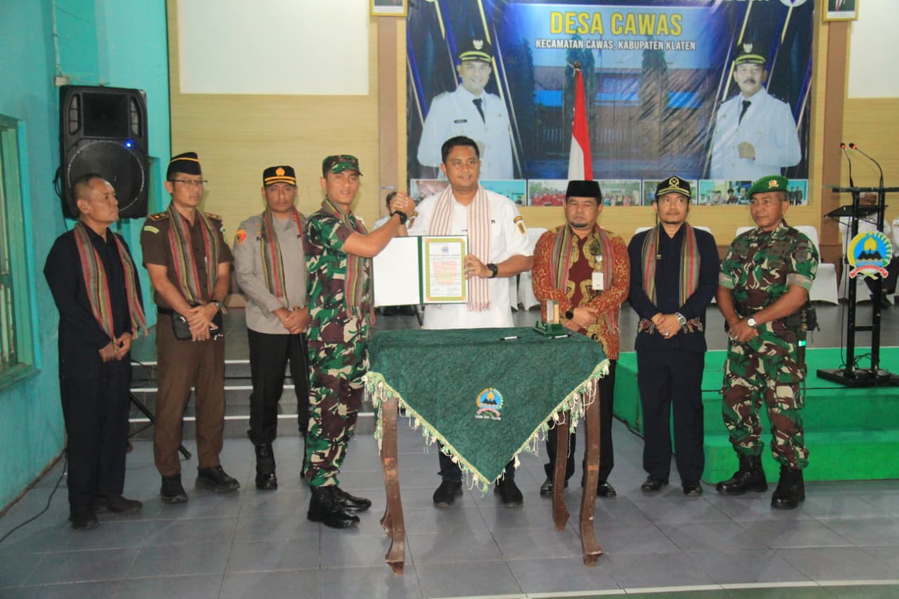 KBMKB Ke 32 Di Tutup, Sinergi TNI Dan Masyarakat Wujudkan Pembangunan Desa Mlese Cawas Klaten