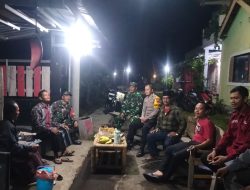 Koramil 07/Wedi Tingkatkan Kewaspadaan Wilayah Melalui Patroli Gabungan Cegah Dini Kamtibmas