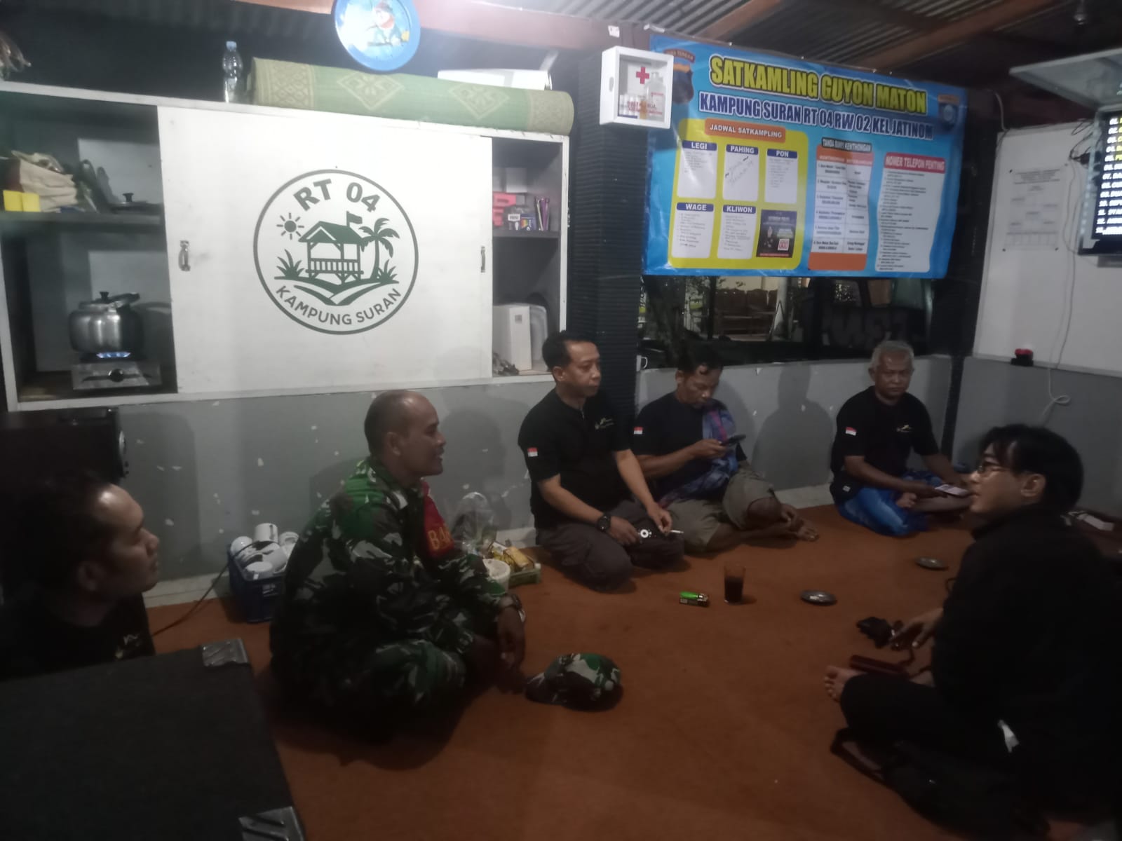 Babinsa Koramil 05/Jatinom Intensifkan Patroli Wilayah Jelang Ramadhan 2026