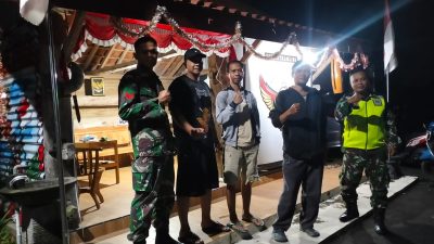 Babinsa Desa Sekarsuli Klaten Sambangi Dan Monitoring Pos Ronda, Perkuat Kamtibmas Wilayah