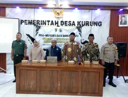 Babinsa Desa Kurung Hadiri Pra Musyawarah Desa Verifikasi Dan Validasi Data Penerima PKH, BPNT Dan PBI-JK