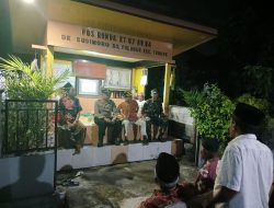 Danramil 19/Trucuk Bersama Muspika Tinjau Poskamling Desa Puluhan Klaten