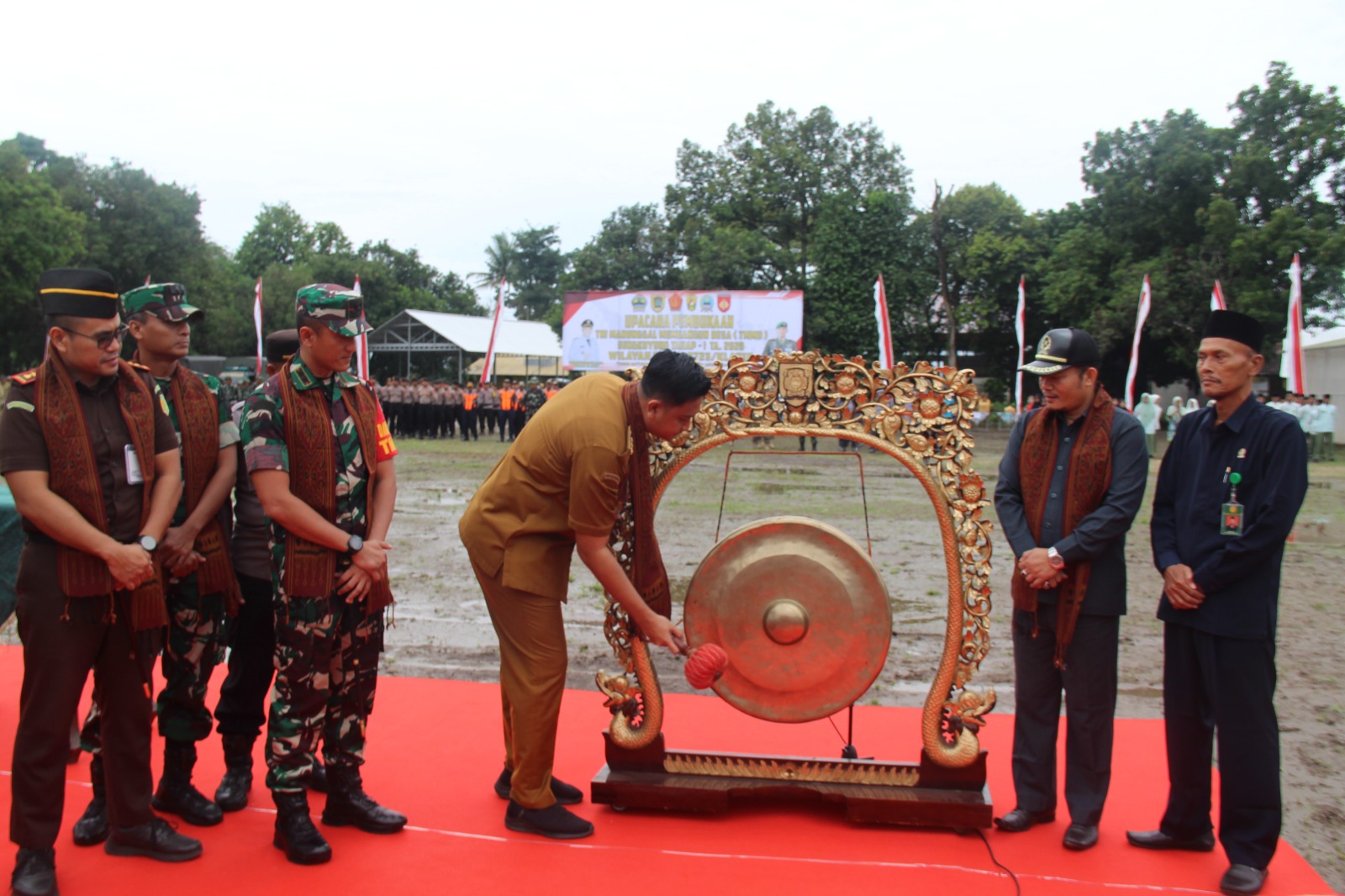 Upacara Pembukaan TMMD Sengkuyung Tahap I TA 2026 Di Desa Pandes Wilayah Kodim Klaten Resmi Digelar