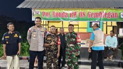 Jaga Kamtibmas, Babinsa Koramil 01/Kota Sambangi Poskamling Desa Gemblegan Klaten