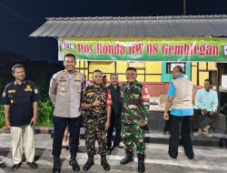 Jaga Kamtibmas, Babinsa Koramil 01/Kota Sambangi Poskamling Desa Gemblegan Klaten