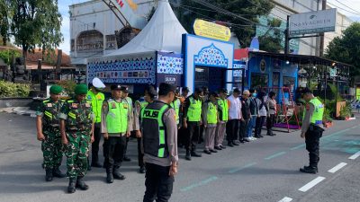 Pengamanan Lebaran 2026, Kodim 0723/Klaten Siagakan Personel Di Pos Alun-Alun Klaten