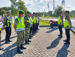 Kodim 0723/Klaten Bersinergi Amankan Arus Mudik Lebaran 2026 Di Exit Tol Polanharjo