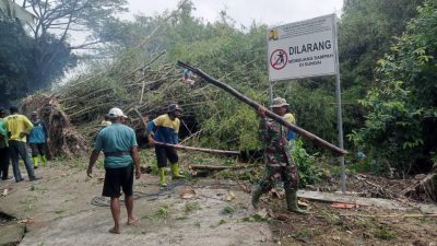 Gotong Royong TNI Dan Masyarakat, Sungai Dukuh Jagalan Trucuk Klaten Dibersihkan Dari Rumpun Bambu Roboh Gotong Royong TNI Dan Masyarakat, Sungai Dukuh Jagalan Trucuk Klaten Dibersihkan Dari Rumpun Bambu Roboh