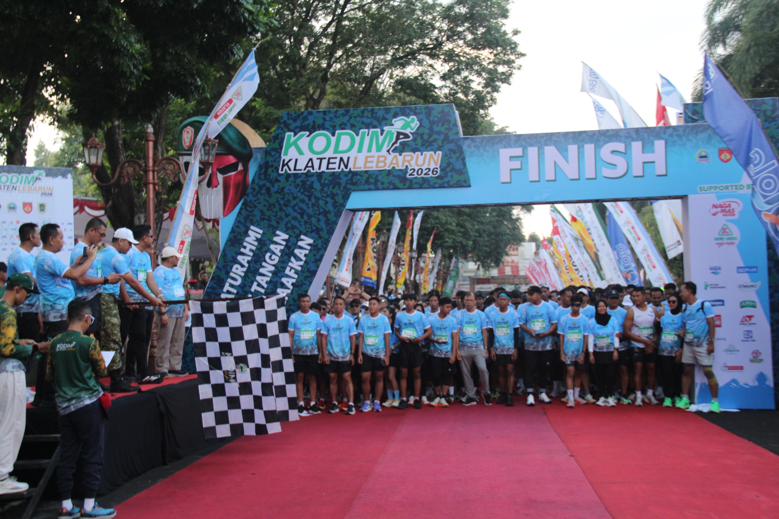 Ribuan Peserta Meriahkan Kodim Klaten Lebarun 2026, Momentum Sehat Dan Silaturahmi Pasca Lebaran