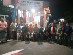 Tingkatkan Kamtibmas, Danramil 19/Trucuk Bersama Muspika Hadir Langsung Di Poskamling Desa Trucuk