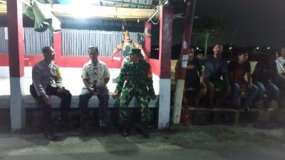 Patroli Babinsa Dan Bhabinkamtibmas Di Desa Pandes, Perkuat Stabilitas Kamtibmas