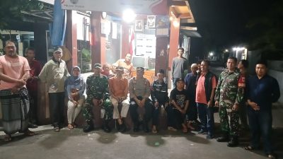 Tingkatkan Kamtibmas, Danramil 19/Trucuk Bersama Muspika Hadir Langsung Di Poskamling Desa Trucuk