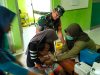 Babinsa Kodim Klaten Dampingi ORI Campak Di Desa Balak, Upaya Cepat Tangani KLB