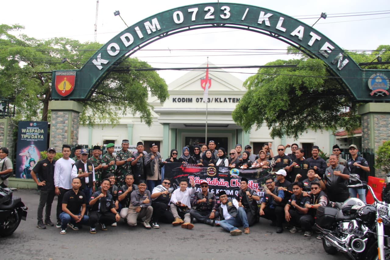 Dandim 0723/Klaten Hadiri Pembagian Takjil Dan Santunan Anak Yatim Bersama HDCI Klaten