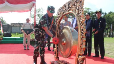 TMMD Sengkuyung Tahap I Tahun 2026 Di Desa Pandes Wilayah Kodim 0723/Klaten Rampung 100 Persen