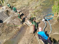 Masuk Tahap Pondasi, Pembangunan Jembatan Garuda Di Desa Burikan Terus Berlanjut
