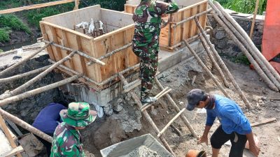 Pembangunan Jembatan Garuda di Desa Karangpakel Terus Berlanjut, Masuki Tahap Pengecoran Pylon