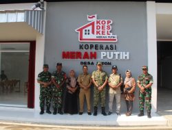 Dandim 0723/Klaten Tinjau Pembangunan KDKMP Desa Joton Dan Ikuti Vicon Percepatan Bersama Wapang TNI