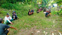 Koramil Cawas Gelar Karya Bakti Bersama Warga, Dukung Pembangunan Jembatan Garuda