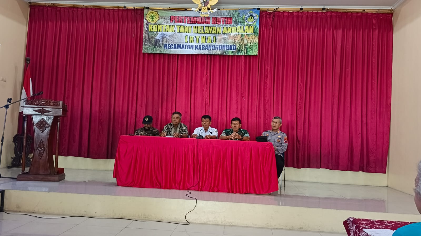 Melalui Halal Bihalal KTNA, Danramil 11/Karangnongko Perkuat Komunikasi dengan Petani