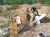 Sinergi TNI Dan Warga, Pengecoran Jembatan Garuda Di Cawas Berjalan Lancar