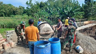 Gotong Royong Jadi Kunci Pembangunan Jembatan Garuda