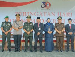 Kasdim Klaten Hadiri Upacara Peringatan Hari Otonomi Daerah XXX Tahun 2026 Tingkat Kabupaten Klaten