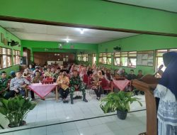 Danramil 06/Kebonarum Hadiri Halal Bihalal SMP N 7 Klaten, Perkuat Sinergi dengan Dunia Pendidikan