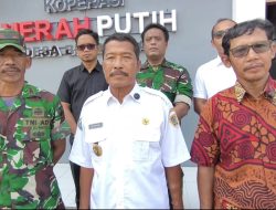 Pasiter Kodim 0723/Klaten Tinjau Koperasi Desa Merah Putih Desa Bendungan Cawas