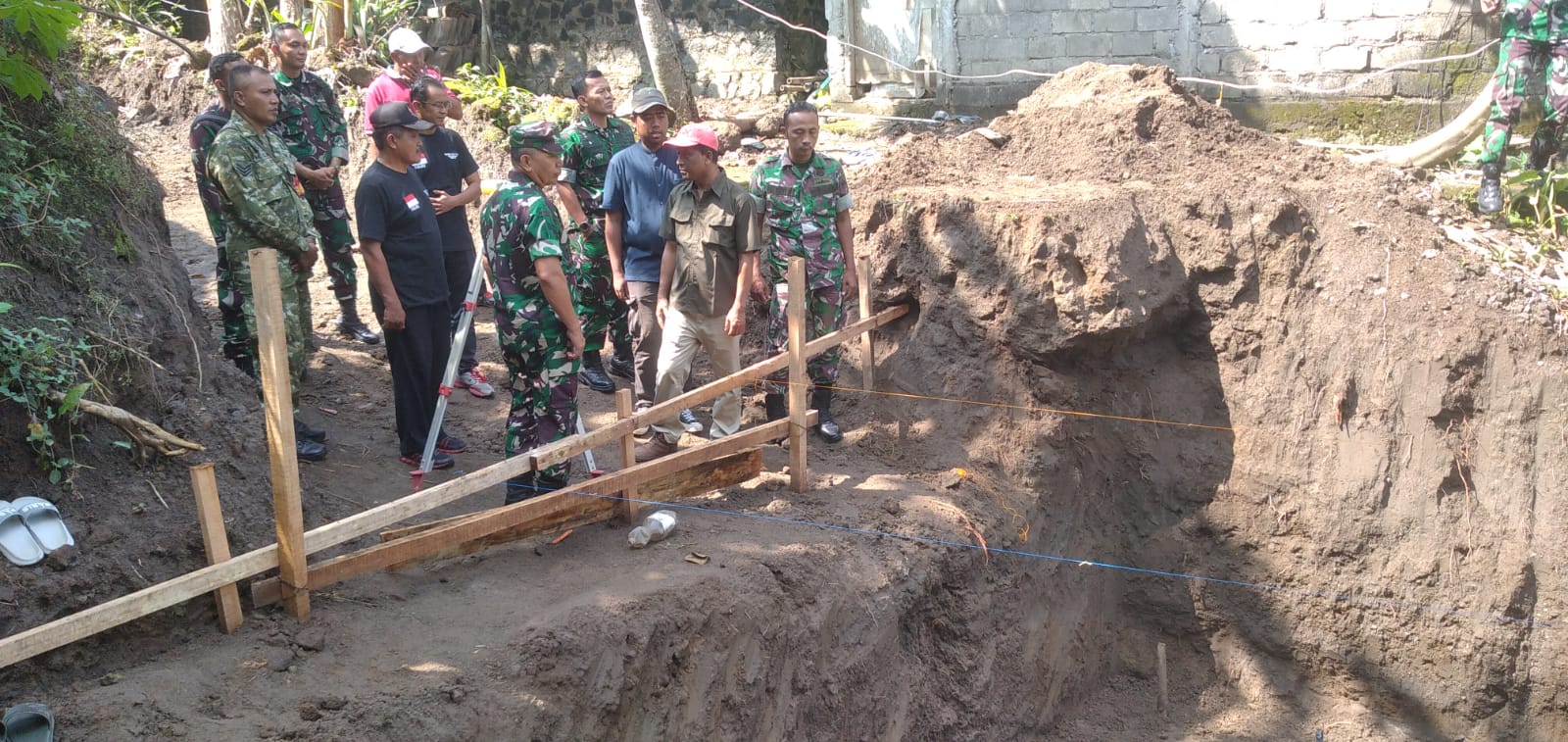 Dandenzibang Surakarta Tinjau Pembangunan Jembatan Garuda Perintis Di Klaten