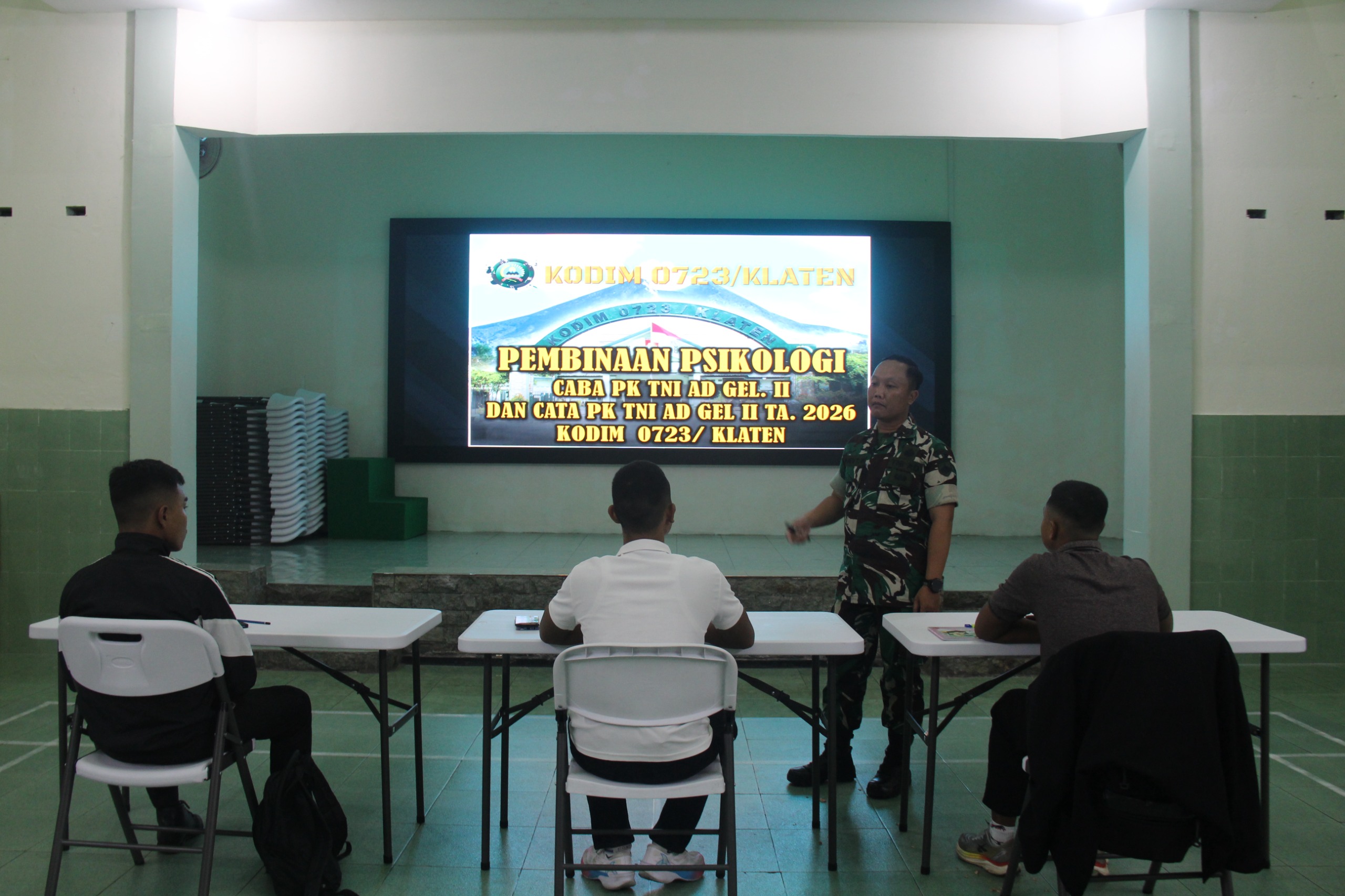 Kodim 0723/Klaten Gelar Sosialisasi Penerimaan Bintara Dan Tamtama TNI AD Tahun 2026