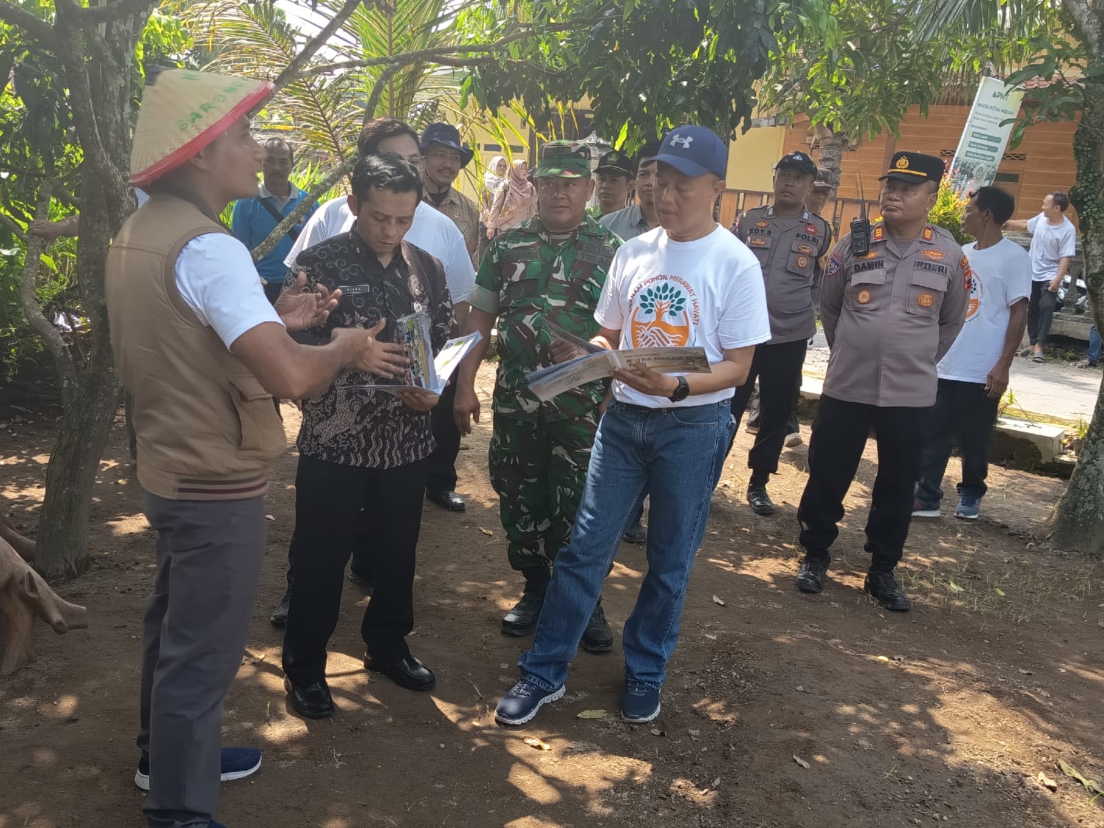 Gerakan Penanaman 10.000 Pohon di Kecamatan Jatinom Klaten, Danramil Sampaikan Ini