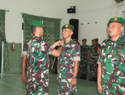 Dandim 0723/Klaten Pimpin Upacara Kenaikan Pangkat Prajurit Periode 1 April 2026