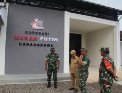 Pasiter Kodim 0723/Klaten Tinjau Koperasi Desa Merah Putih Karangdowo, Pembangunan Capai 100 Persen