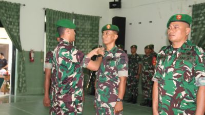 Dandim 0723/Klaten Pimpin Upacara Kenaikan Pangkat Prajurit Periode 1 April 2026