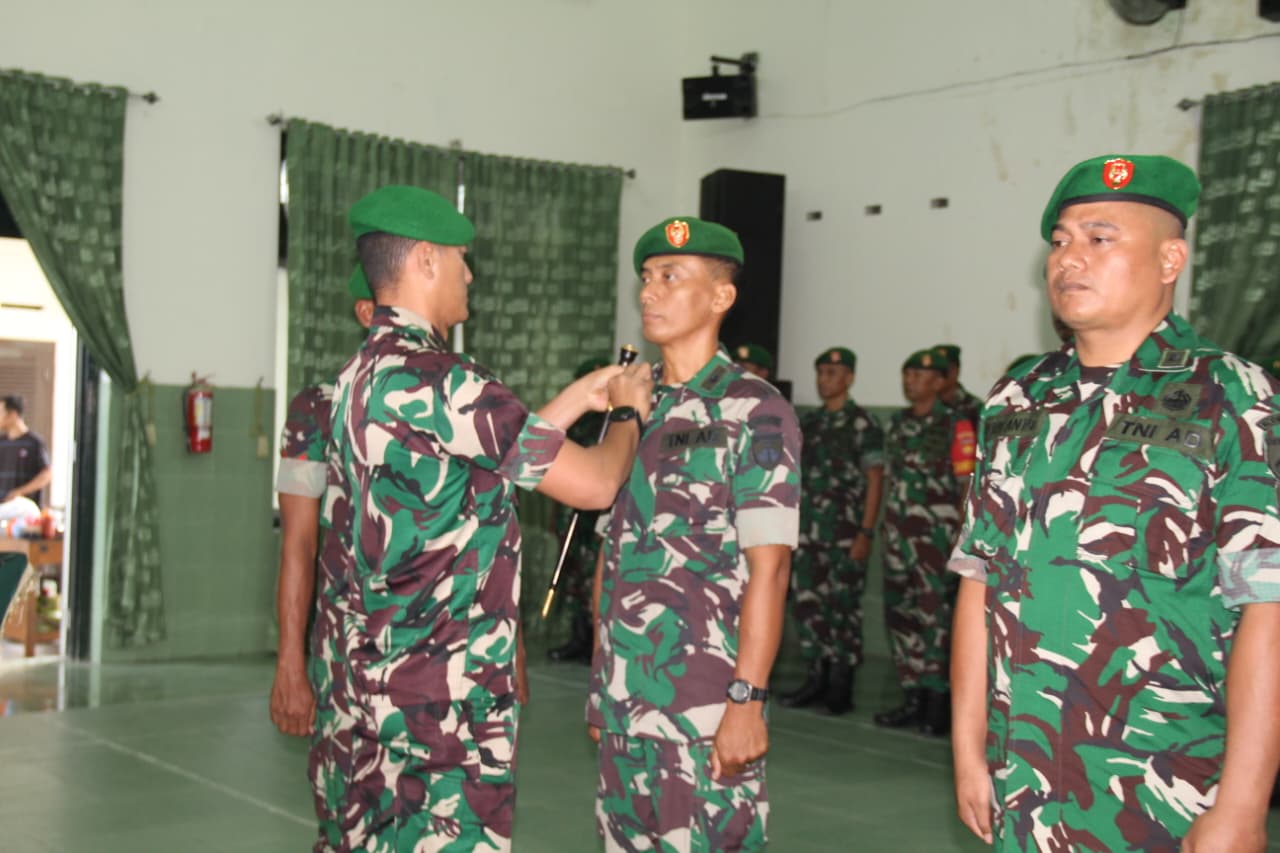 Dandim 0723/Klaten Pimpin Upacara Kenaikan Pangkat Prajurit Periode 1 April 2026