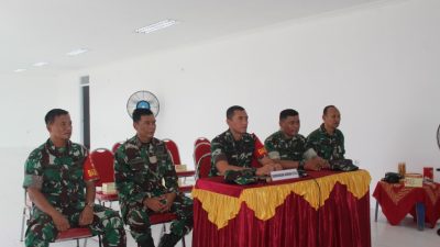 Dandim Klaten Vicon Bersama Wakil Panglima TNI Dan Tinjau KDKMP Desa Jelobo