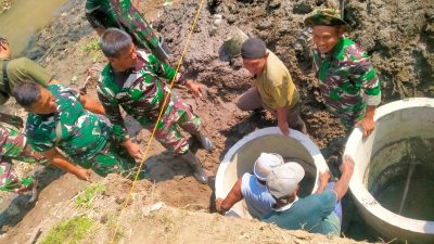 Pembangunan Jembatan Garuda Di Desa Burikan Masuki Tahap Pemasangan Bis Beton Pondasi