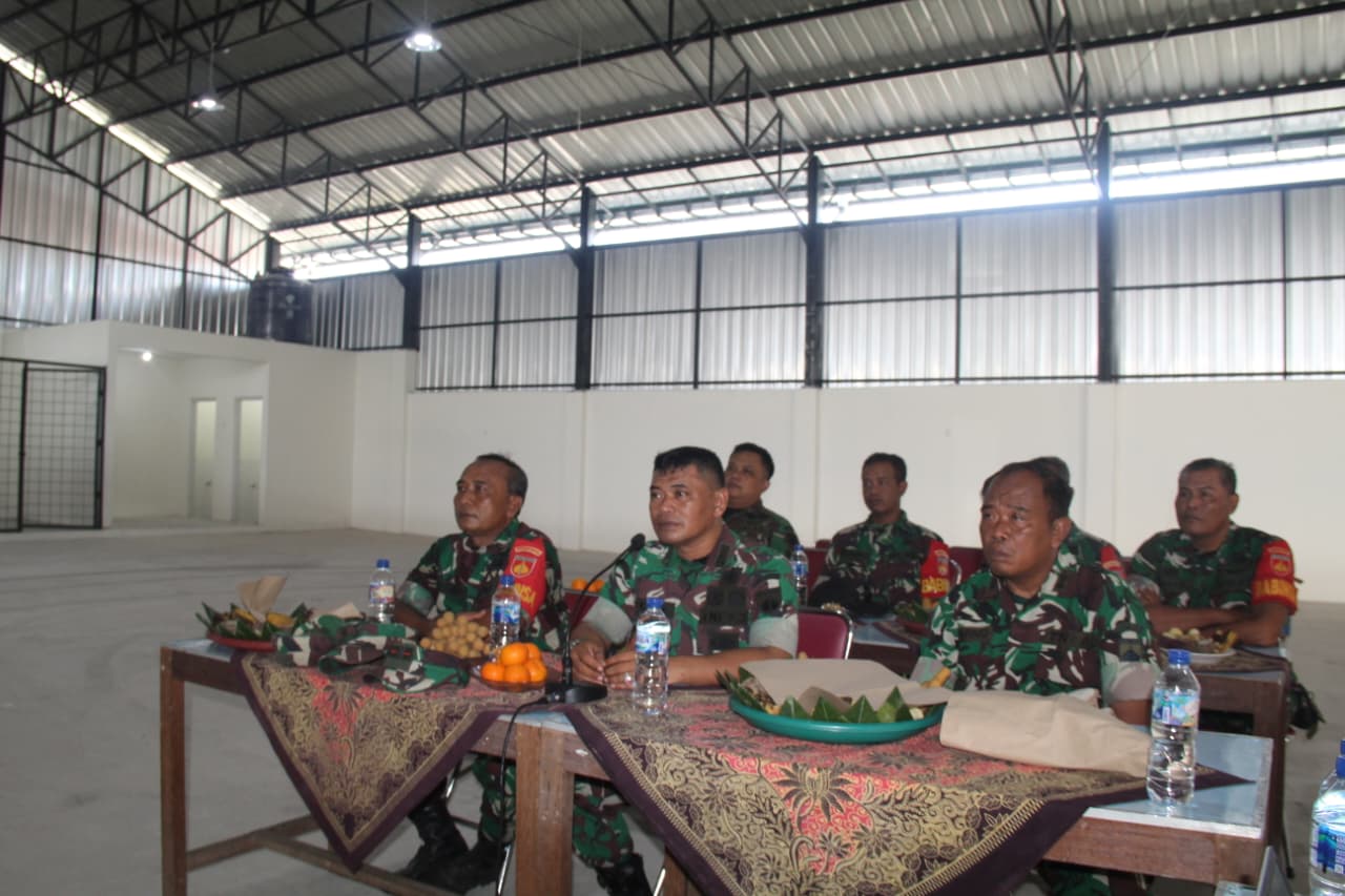 Pasiter Kodim Klaten Ikuti Video Conference Bersama Wapang TNI, Dukung Percepatan Pembangunan Koperasi Merah Putih Nasional